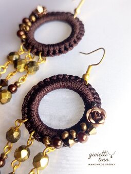 Náušnice Čokoládové zlato - 2