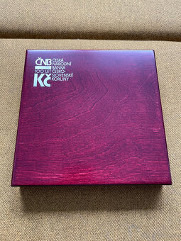 Sada oběžných mincí 20Kč 2018/2019 dřevěná etue - 2