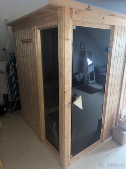 Finská sauna Karibu+kamba BioMat 9 kw - 2