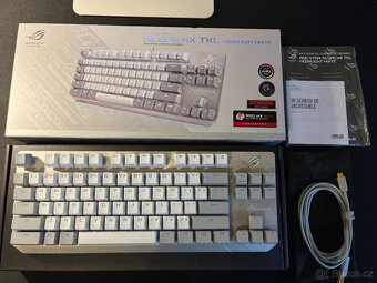 Klávesnice Asus Rog TKL Moonlight White - 2