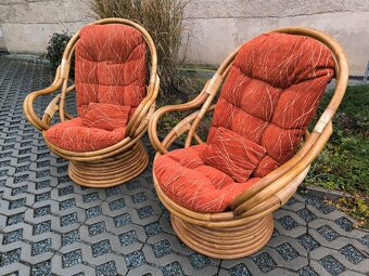 Ratanová křesla - 2 kusy - 2