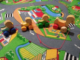 Dřevěné tahací kačenky - 2