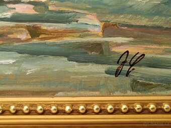 Obraz Šumava, olejomalba 85x64 - 2