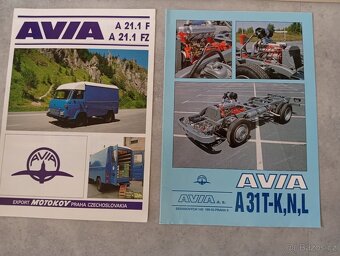 Avia - návody, katalogy ND, prospekty - 2