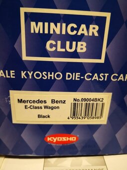 1:18 Mercedes E-Class Wagon (Kyosho, black) - 2