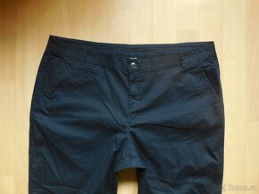 dámské C&A tm.modré kalhoty chino elast., 46/XL p.100-102 - 2