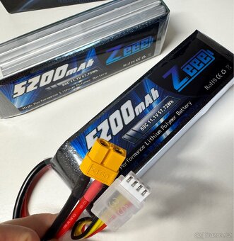Baterie Zeee 3S LiPo 5200mAh 11,1V 80C - 2