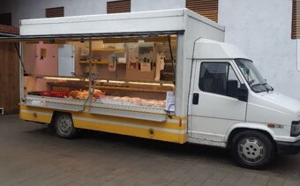 Fiat Ducato 2.5 Diesel pojízdná prodejna- Food truck, Občers - 2