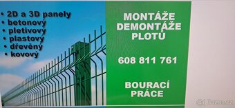 Montáž stavba plotů - 2