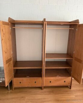 2x ŠATNÍ SKŘÍŇ IKEA LEKSVIK - 2