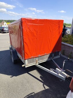 Přívěsný vozík Vezeko s plachtou - 2