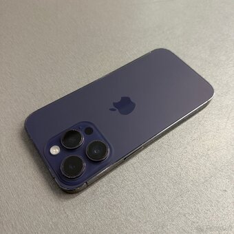 iPhone 14 Pro 128GB deep purple, 12 měsíců záruka - 2