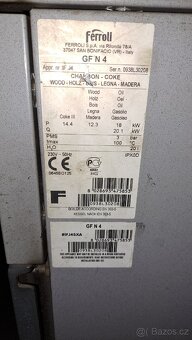 Litinový kotel na tuhá paliva Ferroli GFN 4 - 15kW - 2