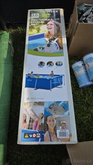 Bazén INTEX 3x2x0,75 m s velkým příslušenstvím - 2