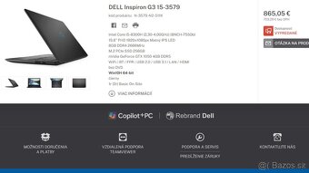 HERNI DELL GAMING G3 / I5 4,1GHZ /32GB DDR4/ NVIDIA GTX 4GB - 2