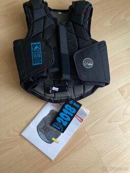 Nová bezpečnostní jezdecká vesta HKM Easy fit dětská - 2