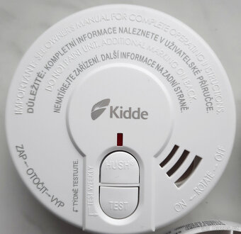 Detektor požáru a kouře Kidde 29HD s alarmem - 2