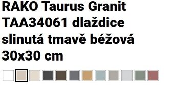 Dlažba RAKO TAURUS GRANIT hnědošedá - 2