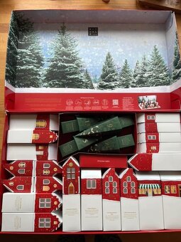 Adventni kalendar - vesnicka, domecky - 2