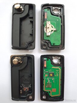 Klíč Peugeot Citroen 433MHz ID46.  Citroen C2 C3 C4 C5 C6. - 2