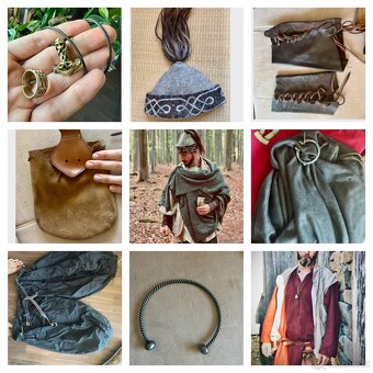 Komplet historický / fantasy kostým včetně šperků - 2