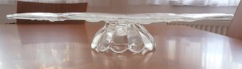skleněný podnos, nástolec - 2