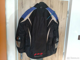 Bunda moto JAG TOMCAT dlouhá - modrá 58 - 2