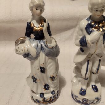 2 x porcelán soška - 2