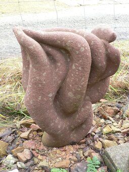 Zahradní socha - plameny - 2