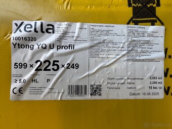 Ytong YQ U profil 225 - 2