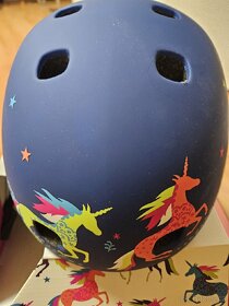 Nepoužitá dětská helma Micro Unicorn S modrá - 2