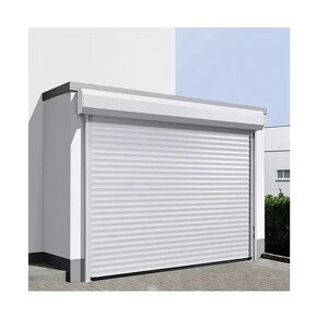 Rolovací vrata 400 x 300 s motorem BÍLÁ - 2