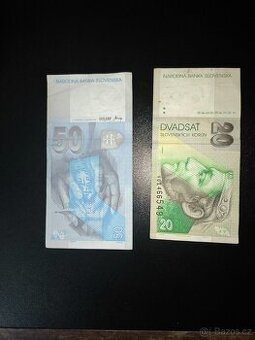 Na predaj: 50 Sk 1993 (séria A00002627) – veľmi nízke číslo - 2