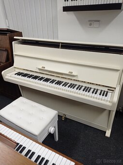 Piano, pianino, klavír bílý Petrof- Forster - 2