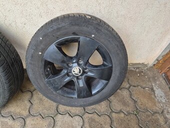 ALU kola 5x100 R14 pneu Barum 185/60 R14 Škoda fabia - 2