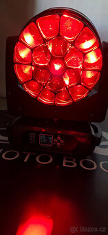 LED Wash 19x40W Rotačná Hlava Otočná Nové - 2