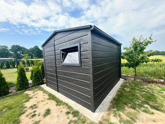 Plechová garážová zahradní bouda 2,5x2,5 - 2