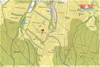 Prodej pole, 1114 m², Korytná - 2