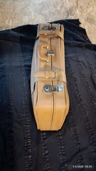 Starý vintage hnědý kufr - 2