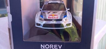 Vw volkswagen Polo wrc 1:18 Ogier, asfalt,rally, Norev - 2
