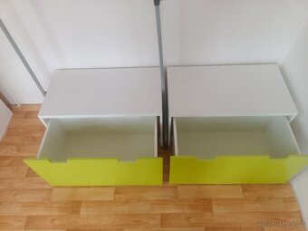 Skříňka (botník) s polohovatelnou šatní tyčí - 2