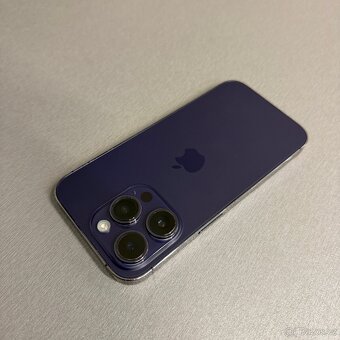 iPhone 14 Pro 256GB fialový, 100% baterie, rok záruka - 2