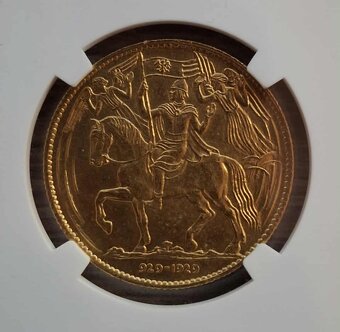 3 Dukát Milénium Svatého Václava NGC - 2