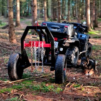 Vyvážečka  dřeva kulatiny s navijakem - 2