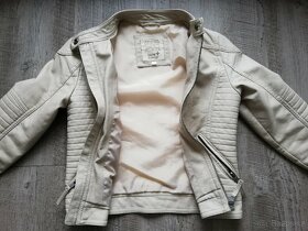 Koženková bunda vel. 134 - 2