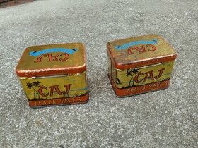 Staré plechovky od čaje - 2