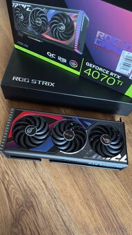 Prodám rtx 4070 ti asus Rog Strix - 2
