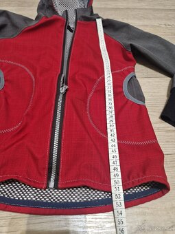 Softshellová bunda nepodšitá 122-128 - 2