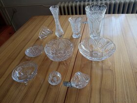 Broušené sklo, vázy - 2