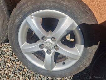 Originální kola Škoda Fabia II 15 pneu 185/60/r15 letní - 2
